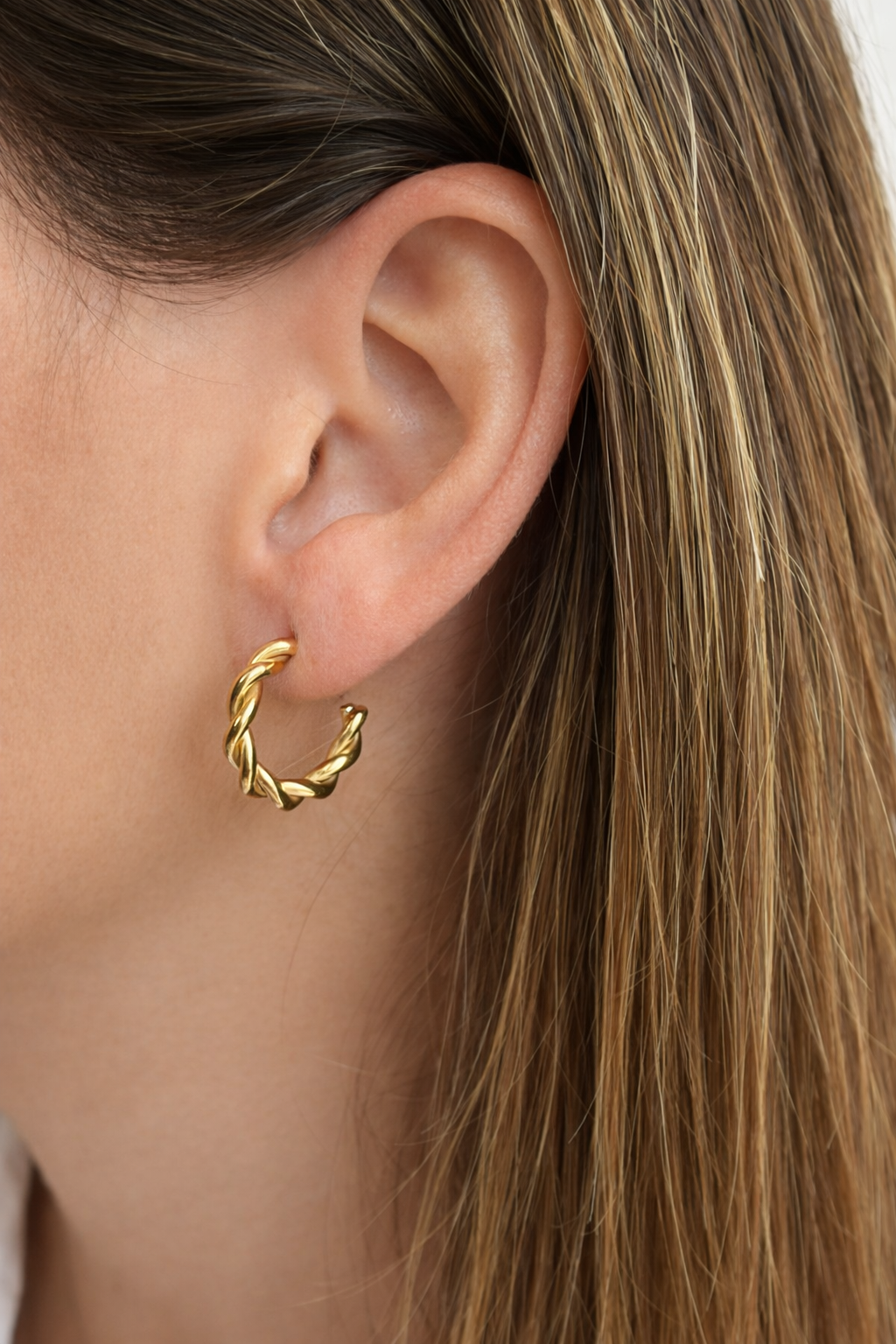 Argola Brilhante Moonlight