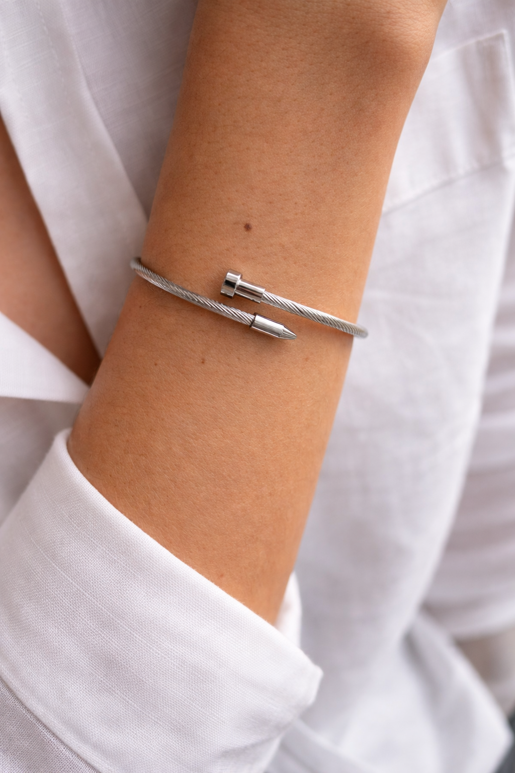 Pulseira Prateada Alba